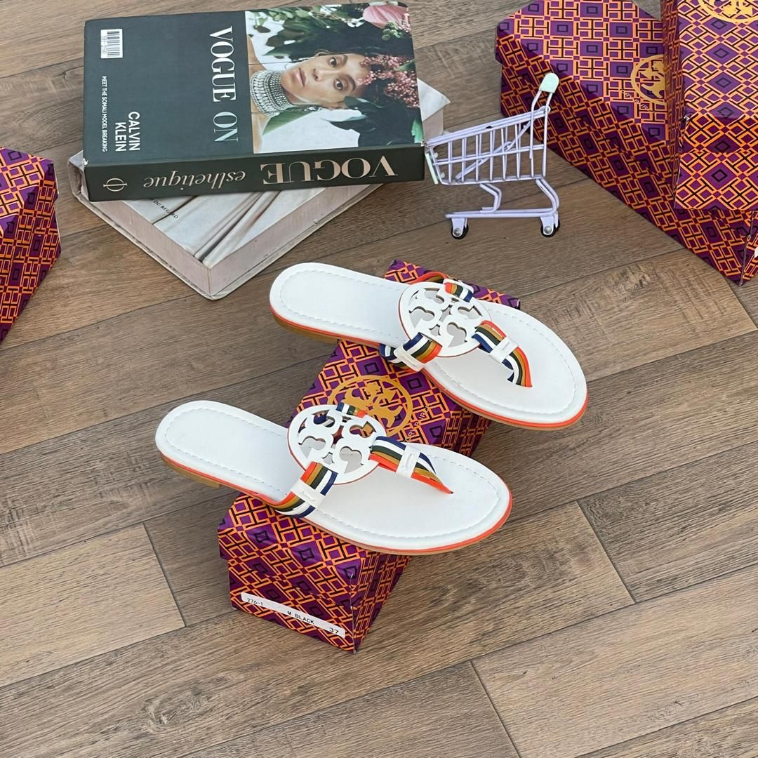 2025 Tory Burch Slippers (Fully boxed) – Effortless Elegance Meets Everyday Comfort