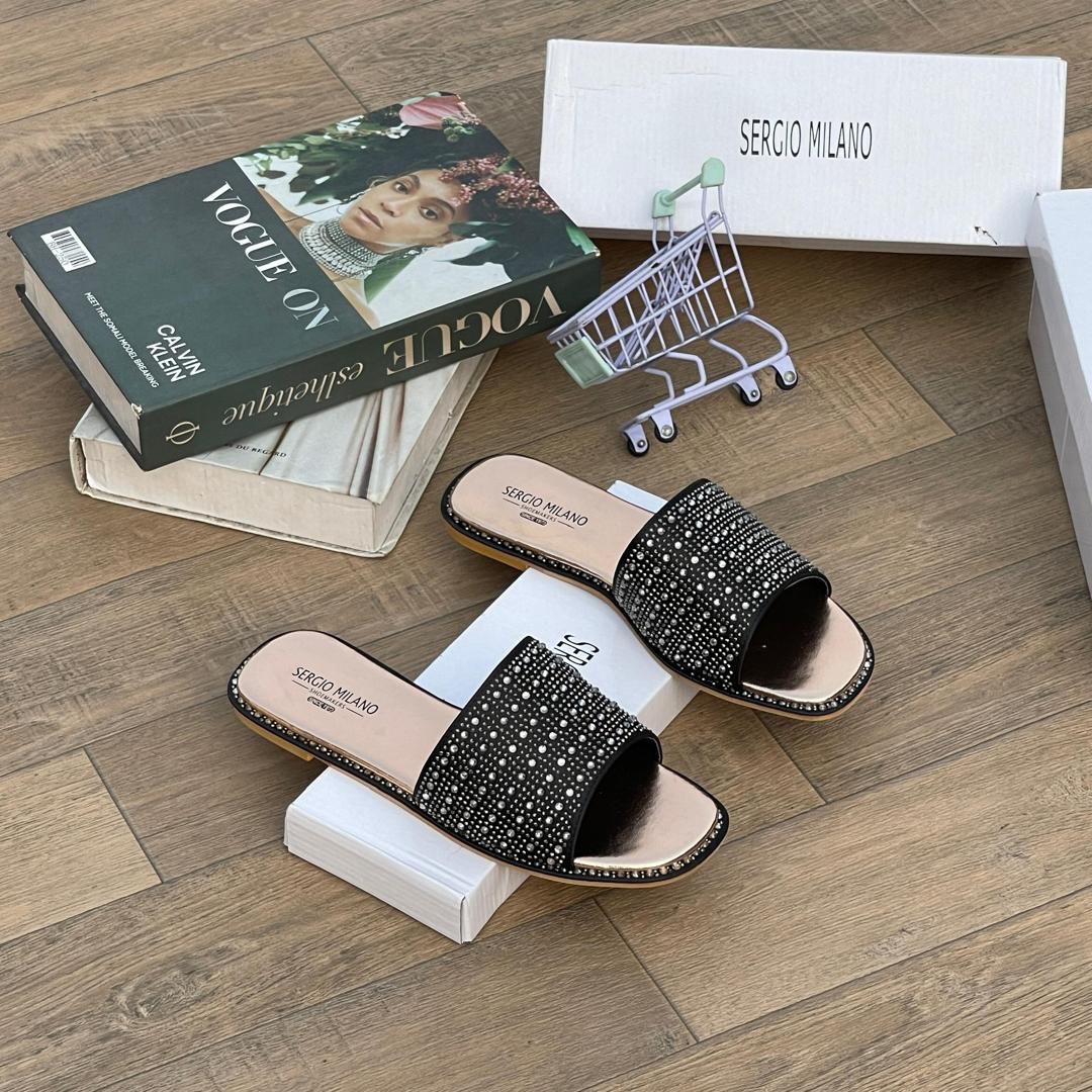Sergio Milano Slide (Fully boxed) – Effortless Luxury for Every Step