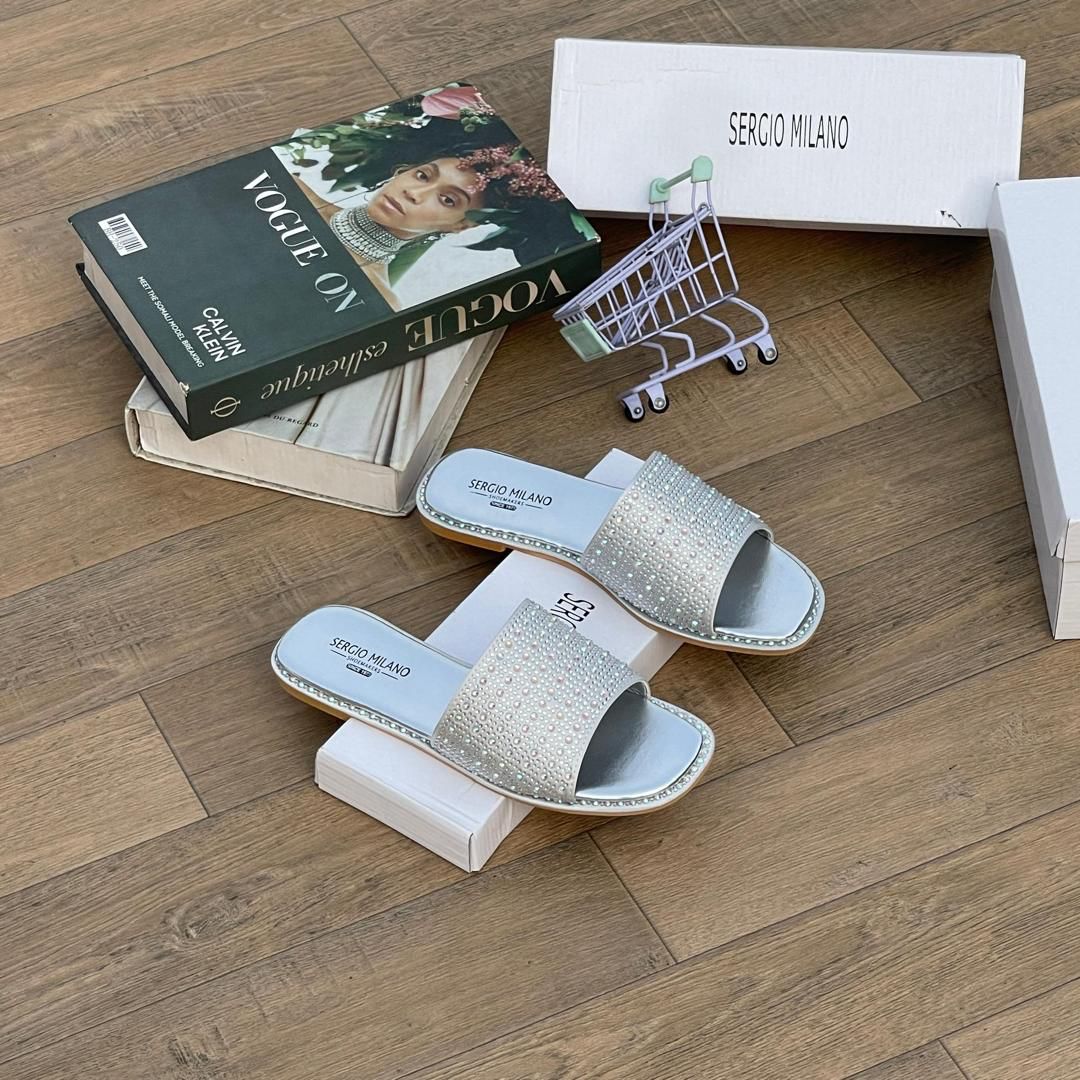 Sergio Milano Slide (Fully boxed) – Effortless Luxury for Every Step
