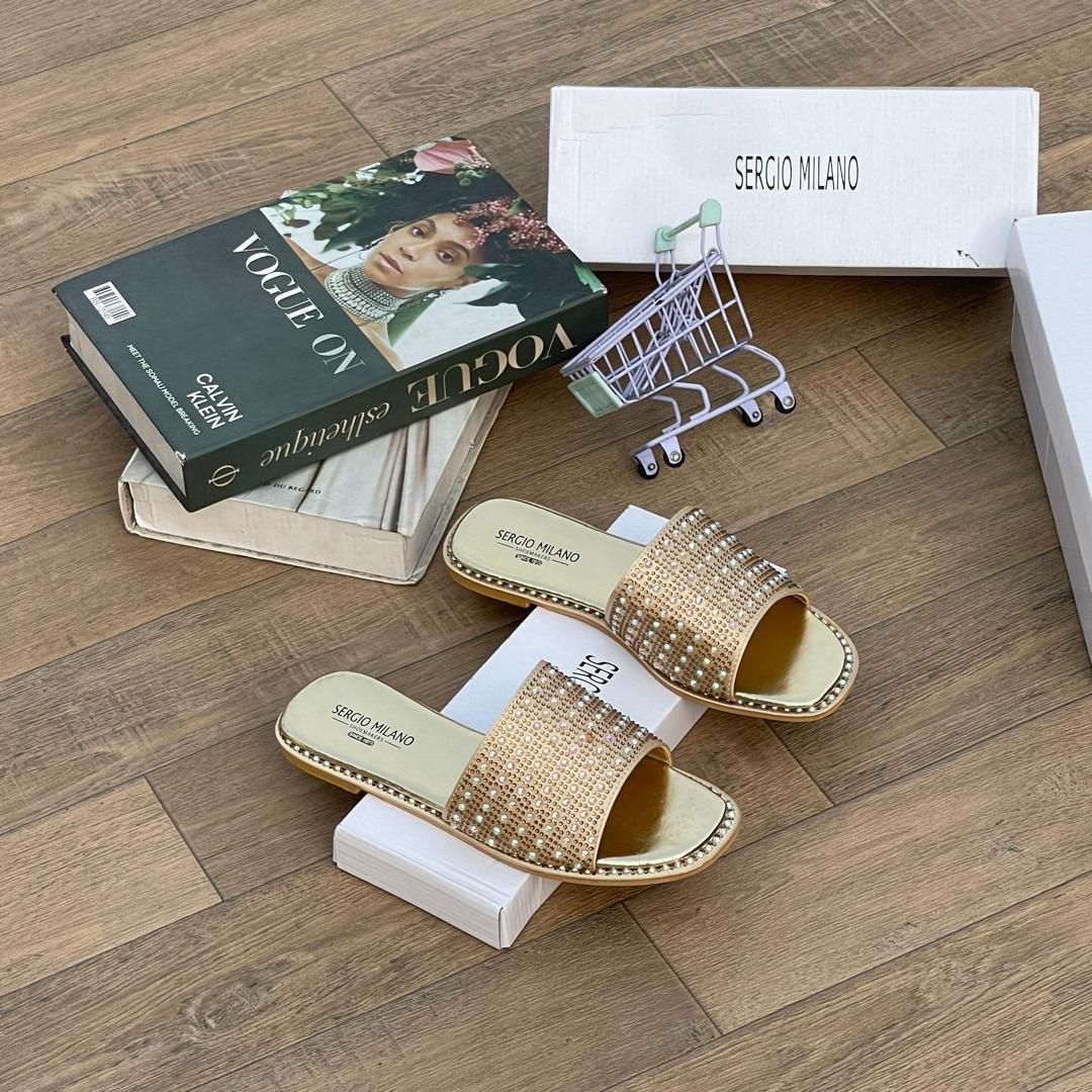 Sergio Milano Slide (Fully boxed) – Effortless Luxury for Every Step