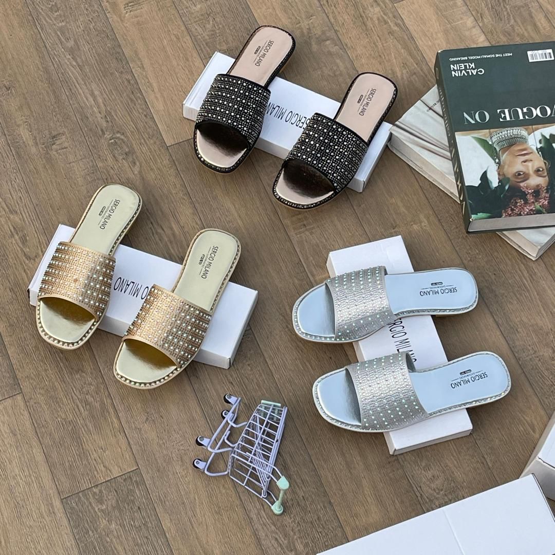 Sergio Milano Slide (Fully boxed) – Effortless Luxury for Every Step