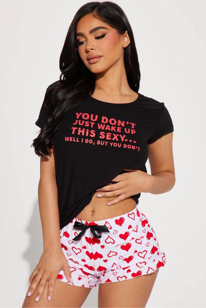 Fashionable Two-Piece Sleepwear Set – Chic Comfort for Every Night