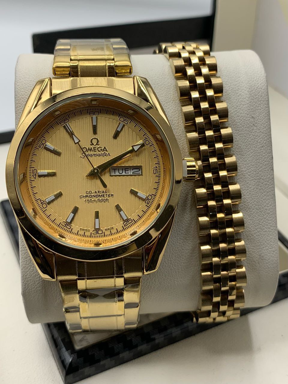 Omega Seamaster Chain Watch with Chain Bracelet – The Ultimate in Precision and Style