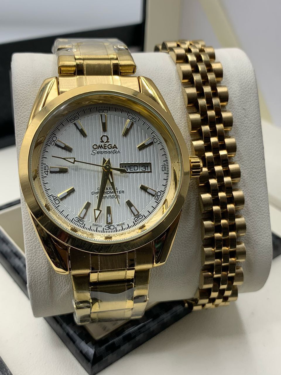 Omega Seamaster Chain Watch with Chain Bracelet – The Ultimate in Precision and Style