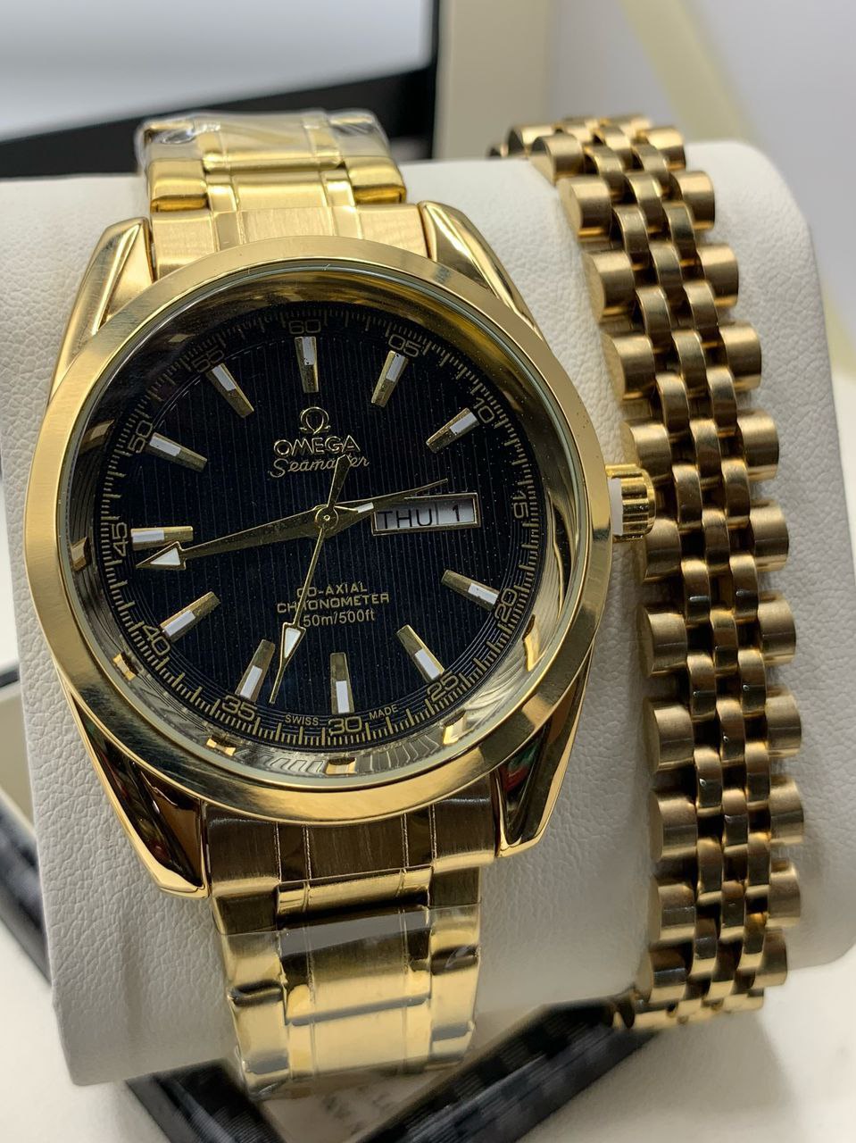 Omega Seamaster Chain Watch with Chain Bracelet – The Ultimate in Precision and Style