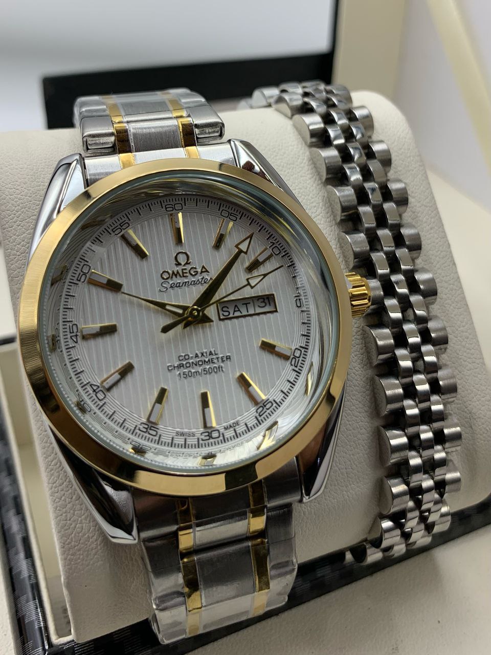 Omega Seamaster Chain Watch with Chain Bracelet – The Ultimate in Precision and Style