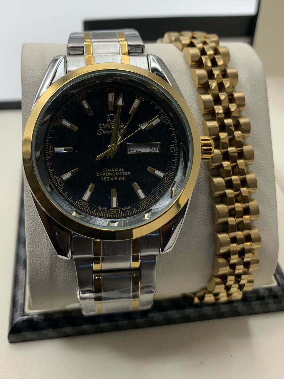 Omega Seamaster Chain Watch with Chain Bracelet – The Ultimate in Precision and Style