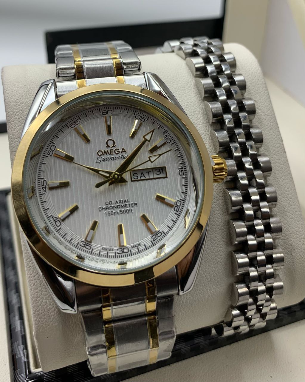 Omega Seamaster Chain Watch with Chain Bracelet – The Ultimate in Precision and Style