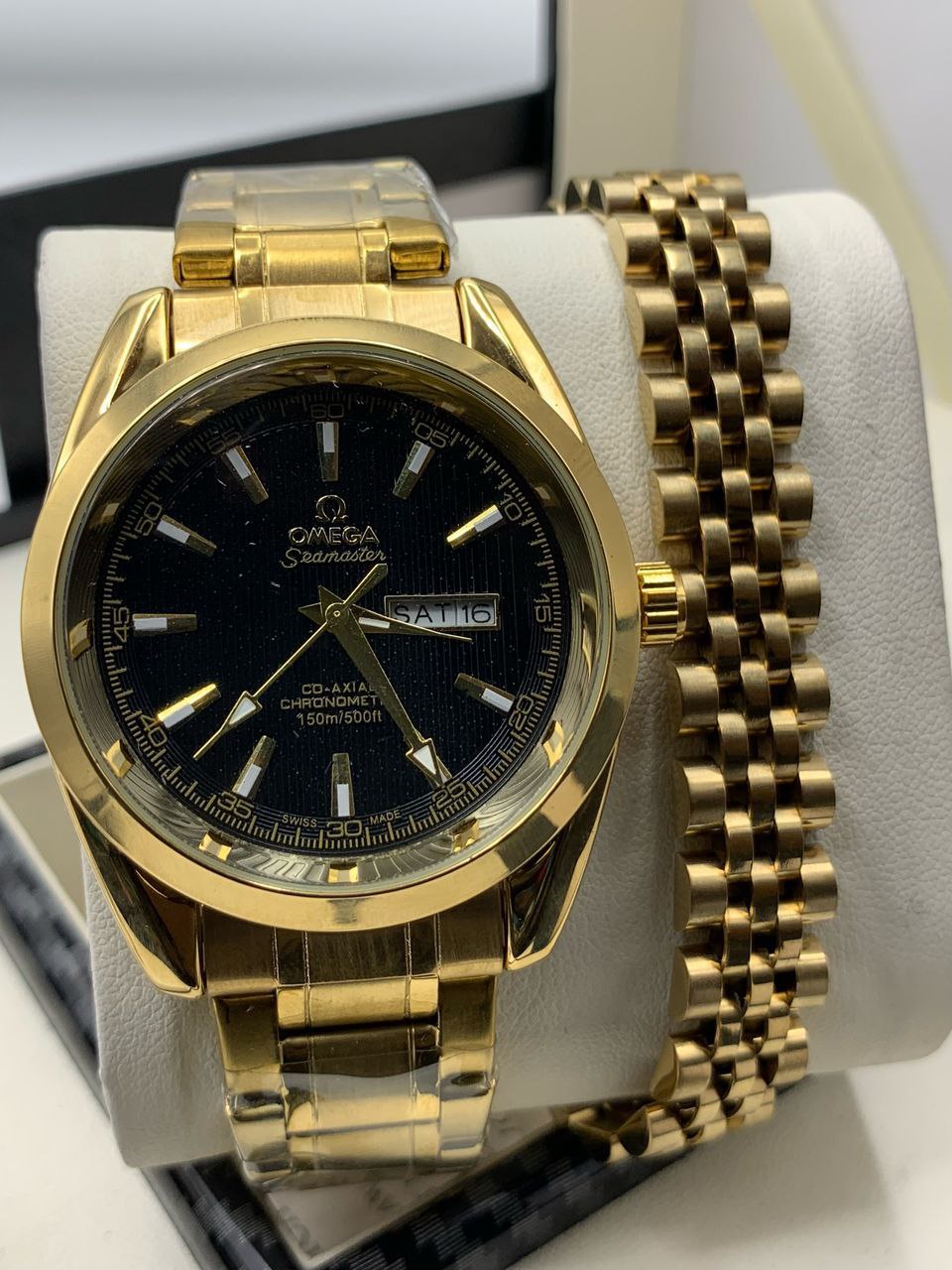 Omega Seamaster Chain Watch with Chain Bracelet – The Ultimate in Precision and Style