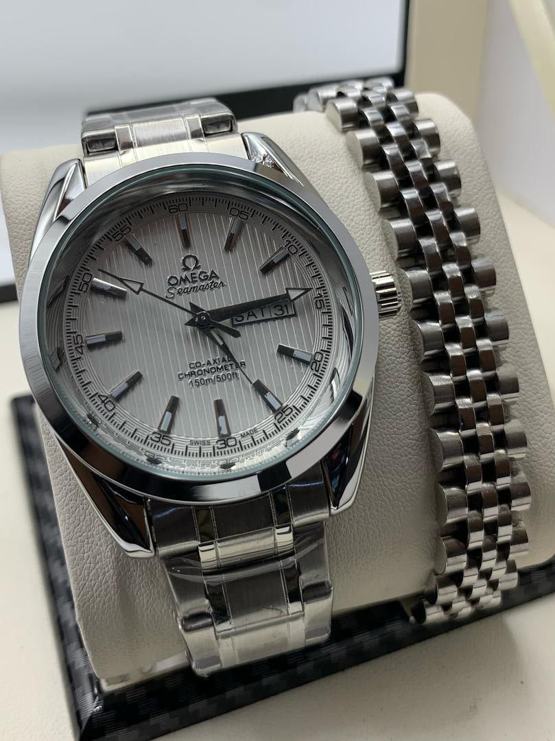 Omega Seamaster Chain Watch with Chain Bracelet – The Ultimate in Precision and Style