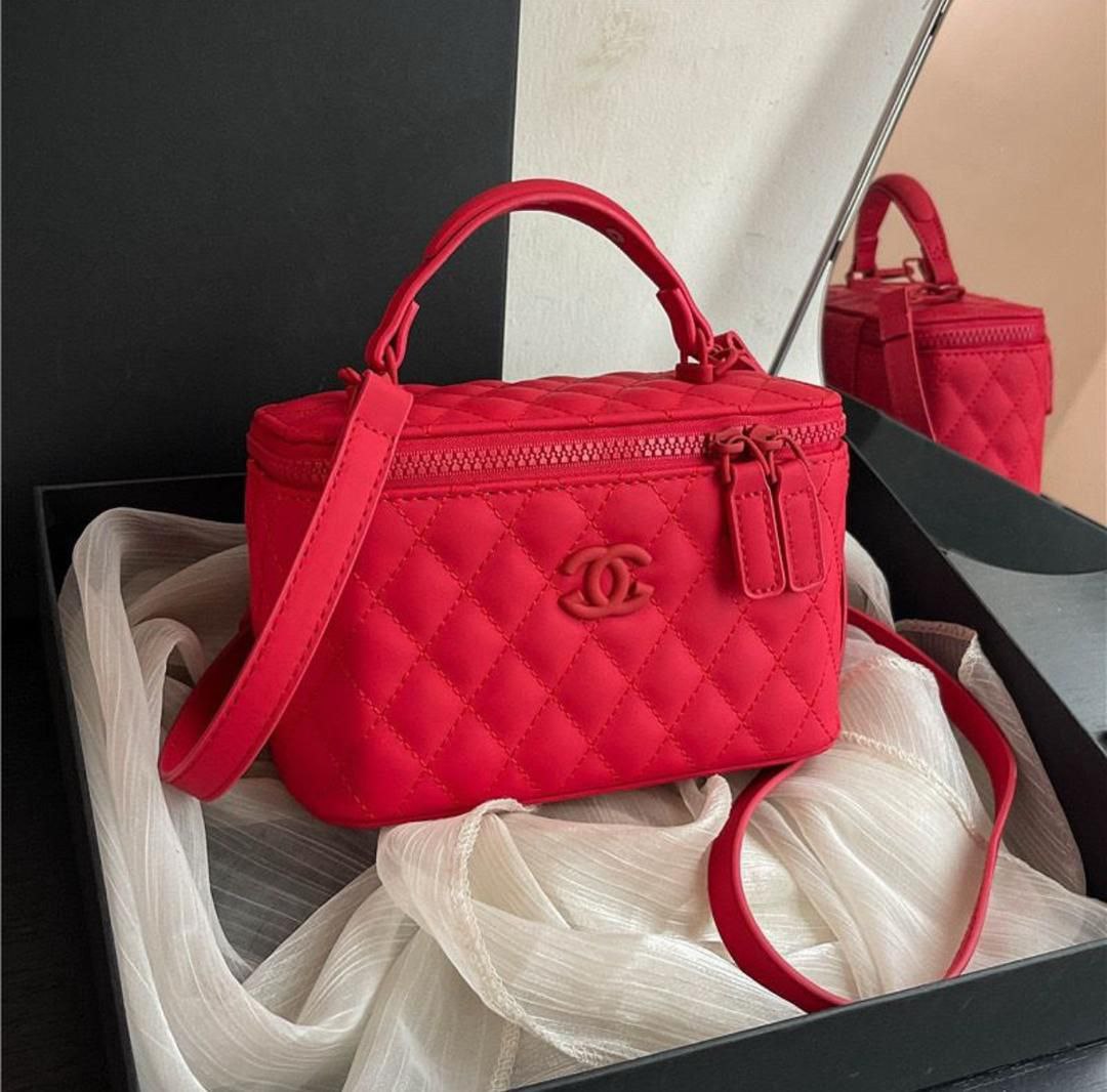 Chanel Box-Shaped Handbag – Structured Luxury, Fully Boxed