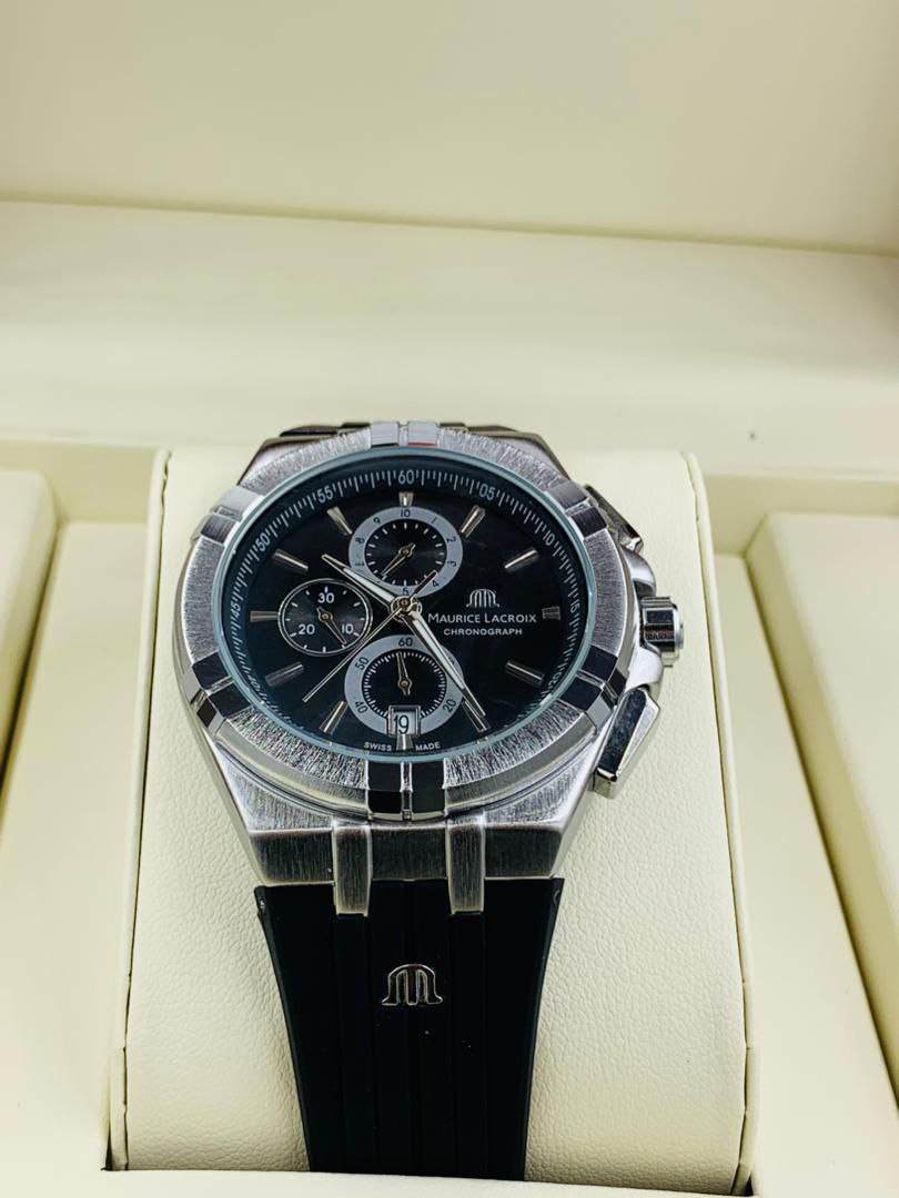 Maurice Lacroix Rubber Watch with Box