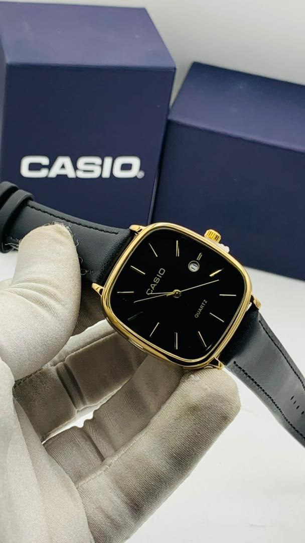 Casio Vintage Leather Watch