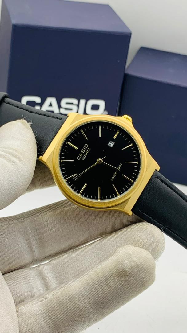 Casio Vintage Leather Watch