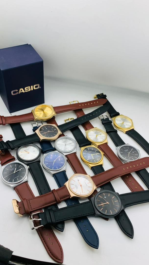 Casio Vintage Leather Watch