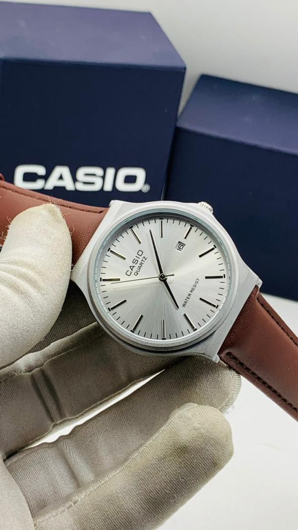 Casio Vintage Leather Watch