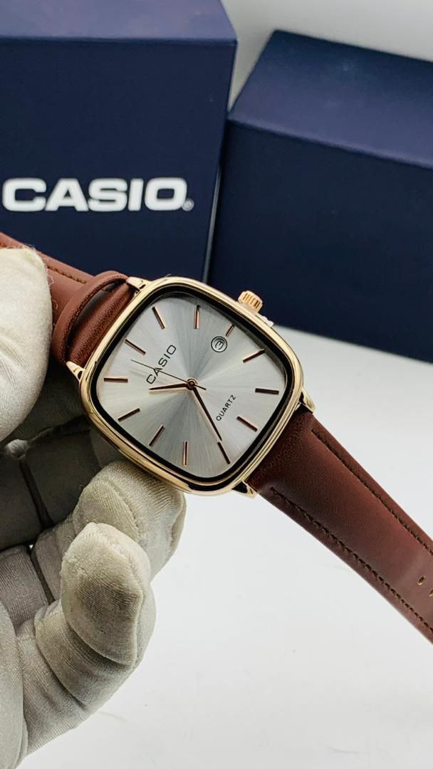 Casio Vintage Leather Watch