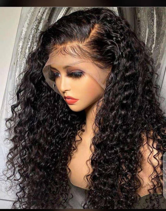 13x4 Deep Lace Frontal Wig – Natural Deep Wave Texture for a Luxurious, Full-Bodied Look