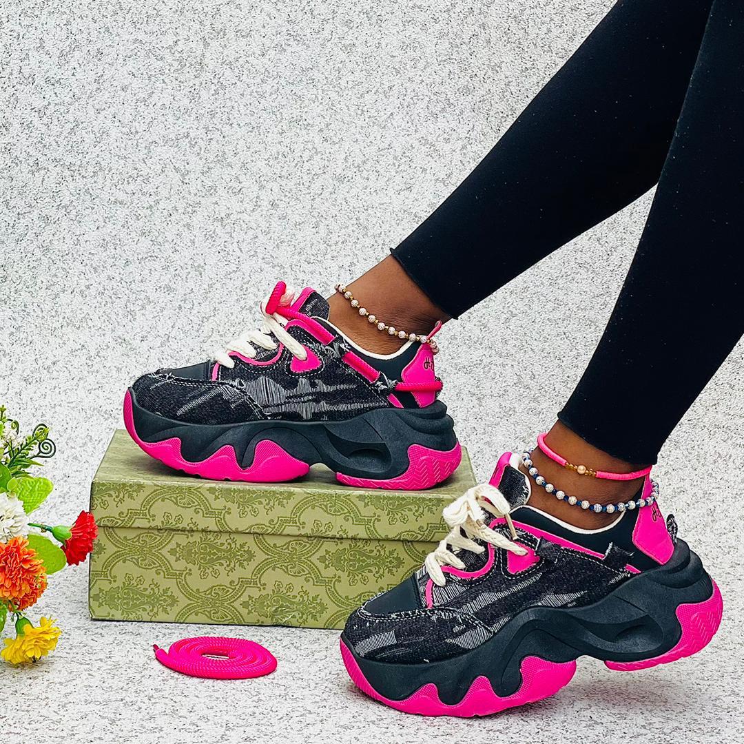 Luxury Big Sole Sneakers – Bold, Elegant, Unstoppable