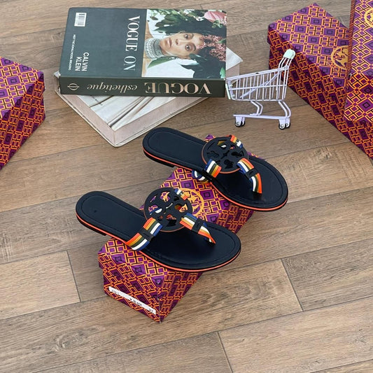 2025 Tory Burch Slippers (Fully boxed) – Effortless Elegance Meets Everyday Comfort