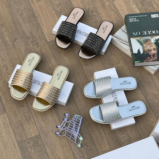 Sergio Milano Slide (Fully boxed) – Effortless Luxury for Every Step