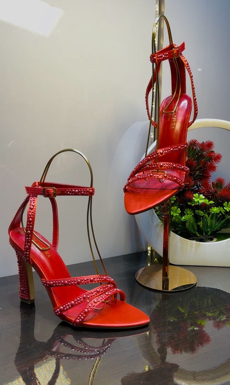 Aquazzura Heels with Studs - Bold Luxury Meets Timeless Design