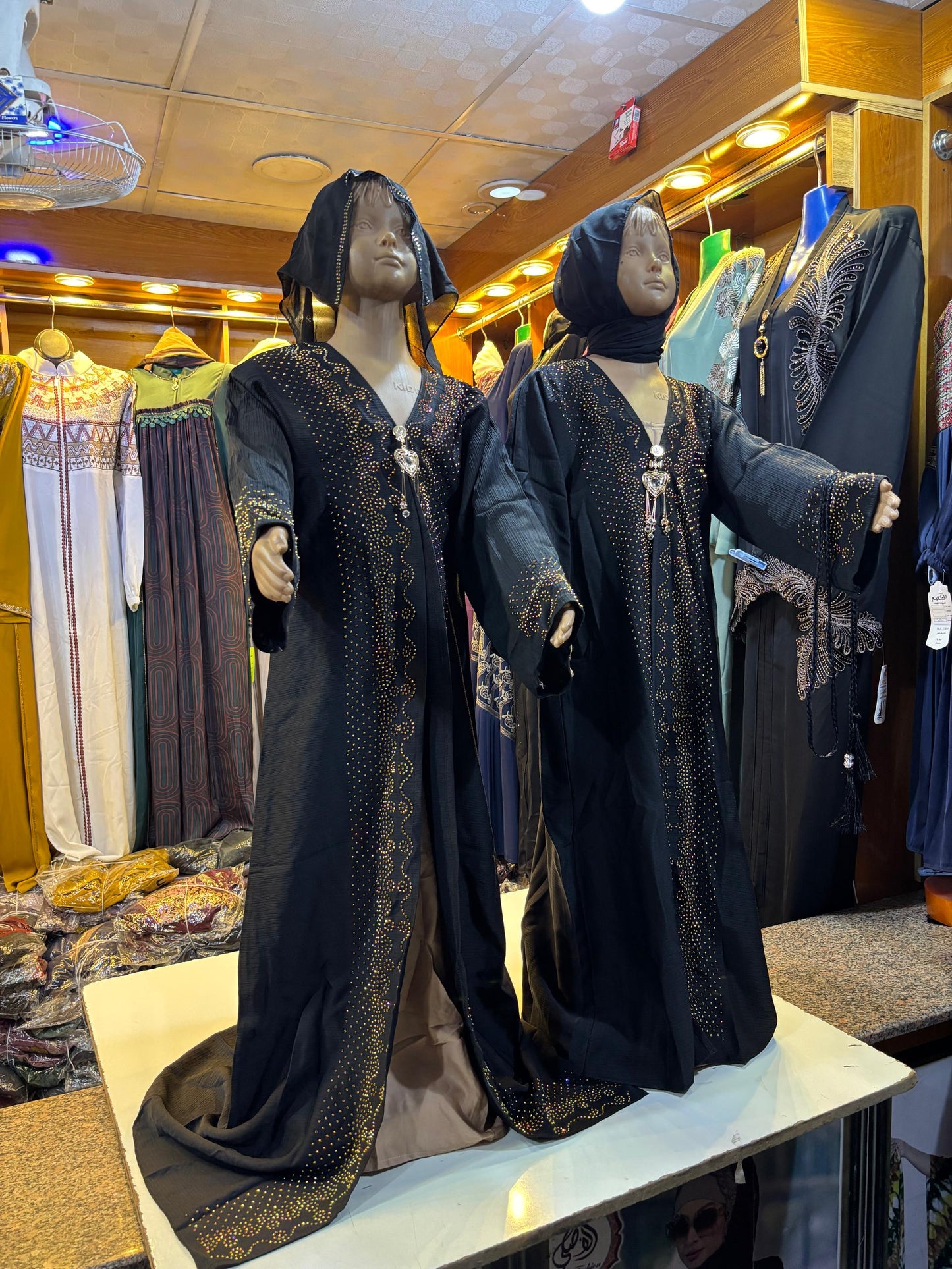 2IN1 Kids Abaya Egypt (Rope & Scarf) – Elegant & Versatile