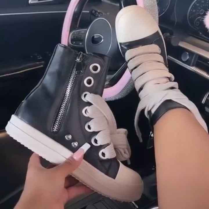 High top sneakers