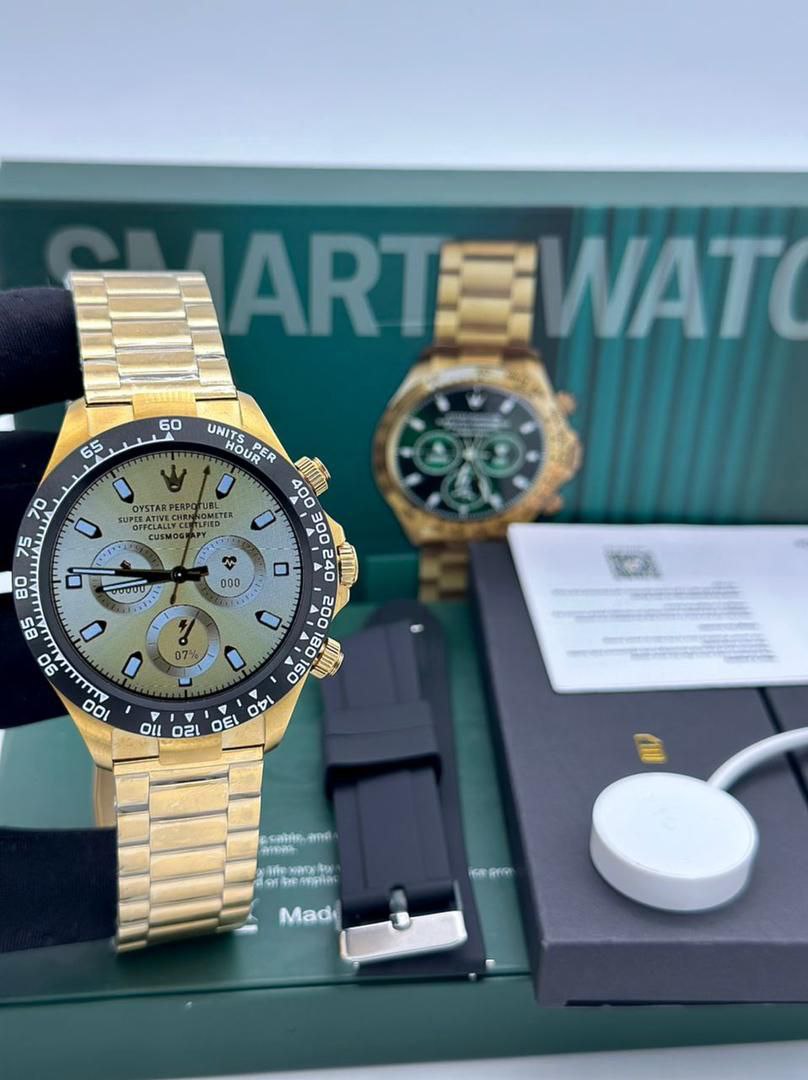 Prestige Smartwatch – Rolex-Inspired Elegance Meets Modern Tech