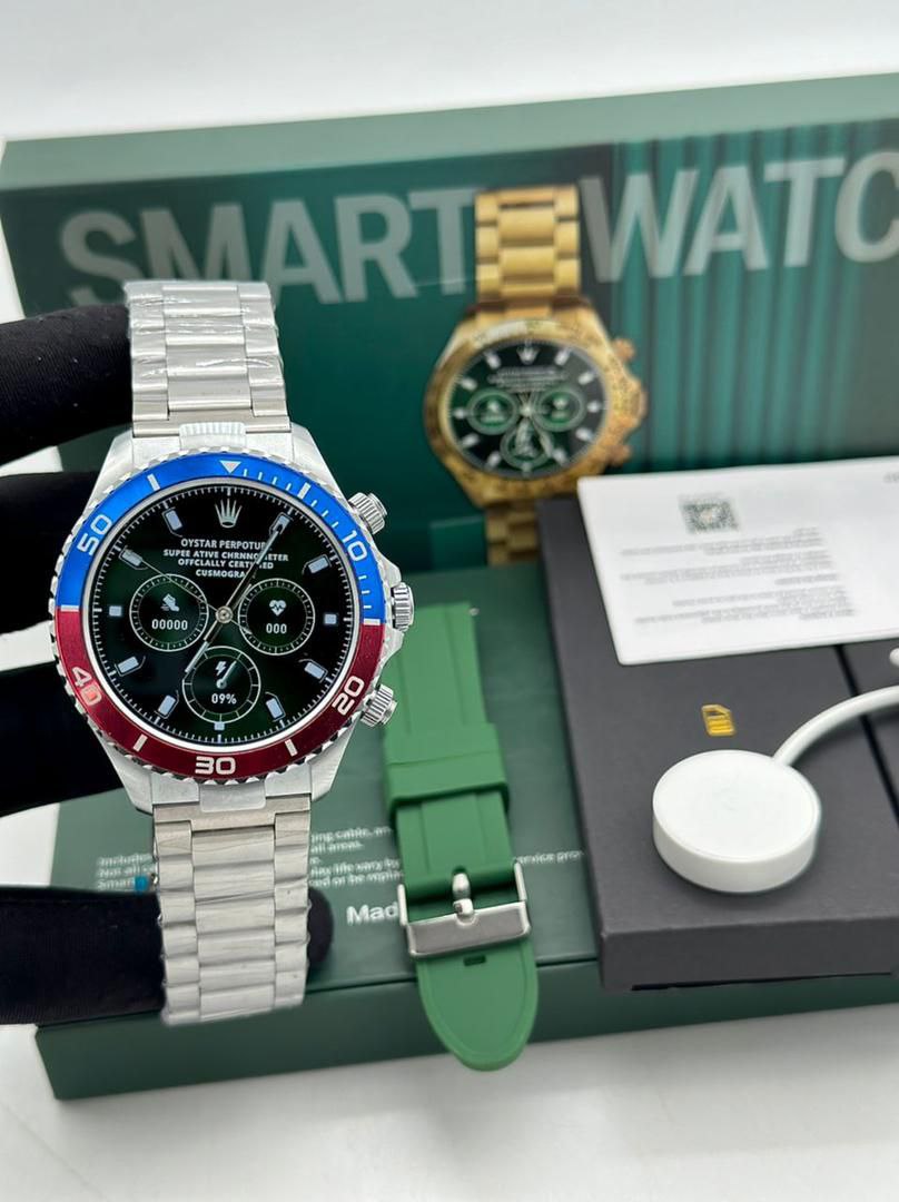 Prestige Smartwatch – Rolex-Inspired Elegance Meets Modern Tech
