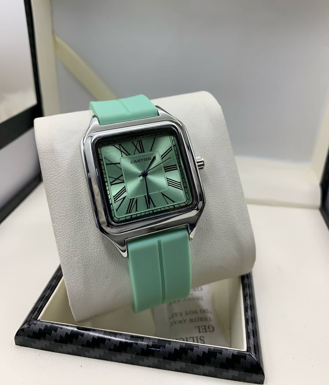 Cartier-Inspired Sport Luxe Rubber Watch – Bold. Sleek. Unstoppable