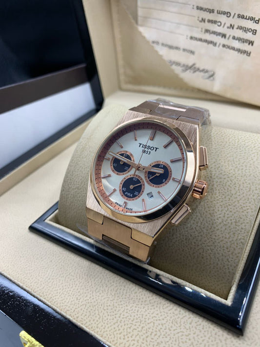 Tissot Chronograph Chain Watch – Precision, Performance, and Style