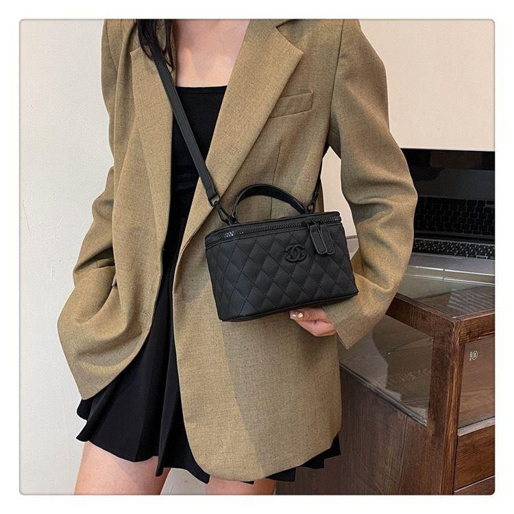 Chanel Box-Shaped Handbag – Structured Luxury, Fully Boxed