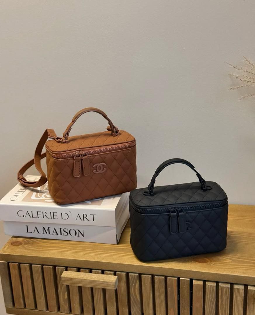 Chanel Box-Shaped Handbag – Structured Luxury, Fully Boxed