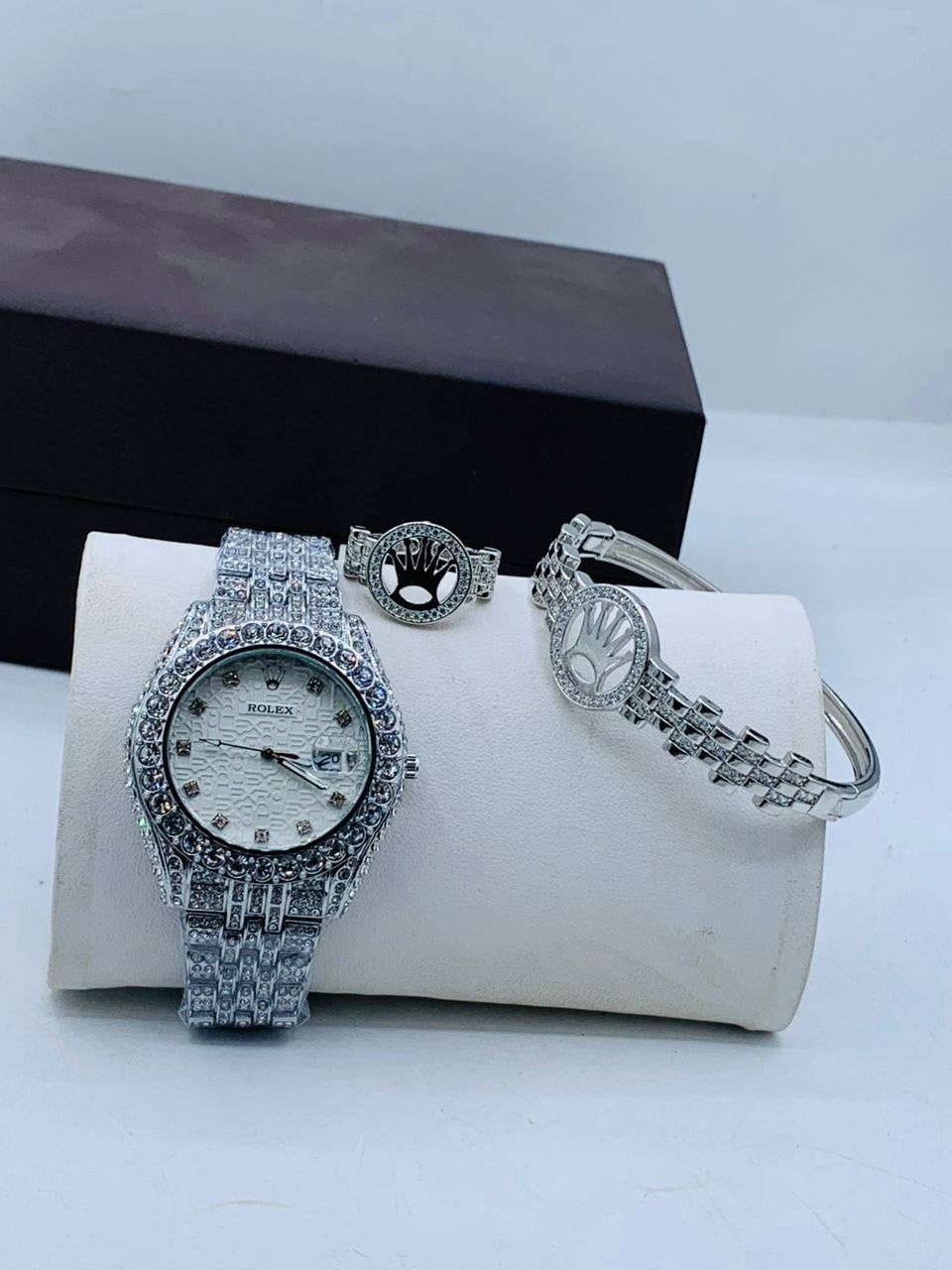 Rolex Stone Studded Set for Women