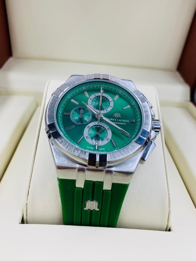 Maurice Lacroix Rubber Watch with Box
