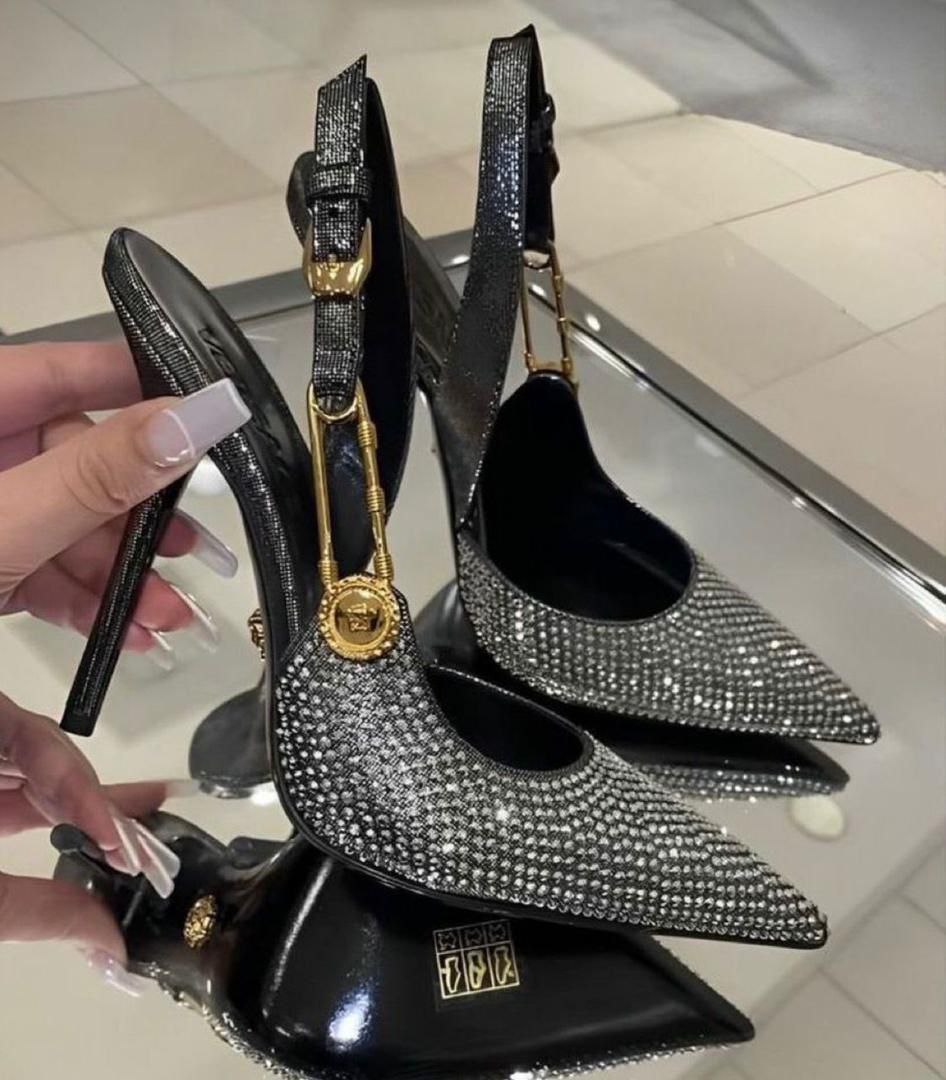 Versace Studded Heels